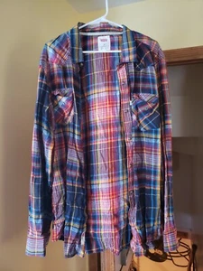 Levis Plaid Button Up Shirt Mens SZ XXL RN 117508 - Picture 1 of 4