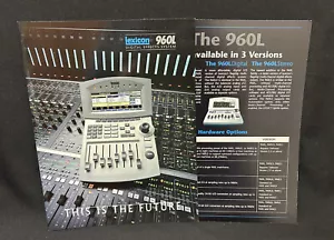 Lexicon 960L System Brochure & Cut Sheet NEW Harman Lot Is Both - Picture 1 of 3