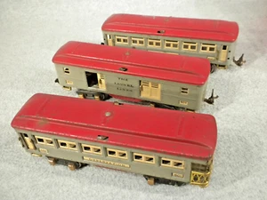 Lionel # 600, # 601, & # 602 Passenger Cars - Used - No Box - Picture 1 of 12