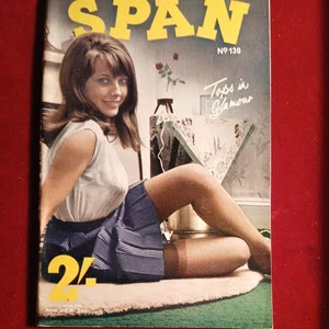 Span Magazine Number 130 Vintage Non Full Nudity Hand Size Magazine - Picture 1 of 3