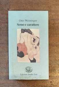 SESSO E CARATTERE. Un'indagine sui principi, WEININGER Otto, STUDIO TESI, 1992 - Picture 1 of 1
