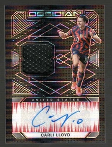 21-22 Panini Obsidian USWNT CARLI LLOYD 3/4 AUTO PATCH - Picture 1 of 2