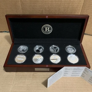 Bradford Exchange “50th Anniversary Apollo Race to the Moon”Silver Proof Set" - Picture 1 of 11