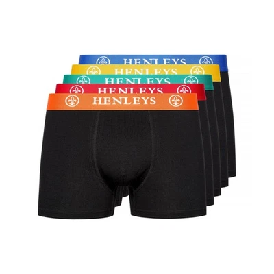Henleys  Boxers Primas para Hombre  Packs de 5 (BG1320) - Imagen 1 de 4