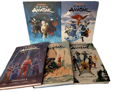 5 Lot Avatar Last Airbender (Nickelodeon) by Konietzko DiMartino LARGE HARDCOVER - Image 1 of 4