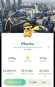 Sombrero de Verano Pikachu con Fondo Manchester - Pokemon Go ☑️ - Imagen 1 de 1