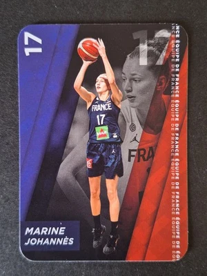 Marine Johannes #17 Carte Slam Deck 2018 2019 Basket Ball Equipe de France - Photo 1/2