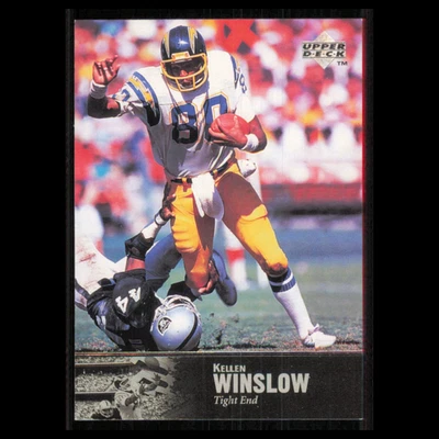 Kellen Winslow #68 1997 Upper Deck Legends San Diego Chargers Football Card NFL - Image 1 of 3