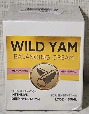 Wild Yam Balancing Cream Menopause Menstrual Body Relaxation Deep Hydration 2027 - Image 1 of 4