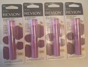 (4 Pack) Revlon Kiss Balm Lip Balm 035 Berry Burst SPF20 Hydrating Natural Oils - Picture 1 of 2