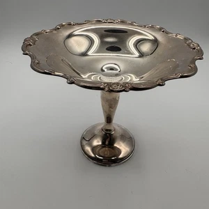 Vintage GORHAM Silver Plate Pedestal Candy Dish YC3044 6" Bowl - Picture 1 of 8