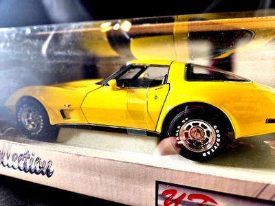 UT Models 1978 Chevrolet Corvette Yellow 1:18 Scale Inv. #0854 - Image 1 of 3