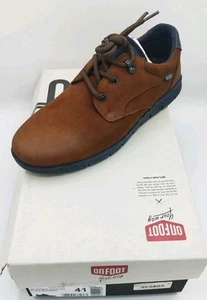 On Foot Blucher Gancho Flex Modern Casual Leather Shoes Brown EU41 Brand NEW - Picture 1 of 10