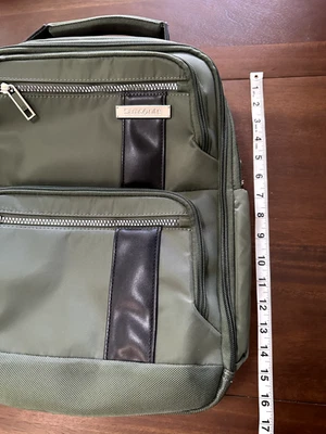 Samsonite Recyclex Backpack Green Recycle Material New With Tags - Image 1 of 4