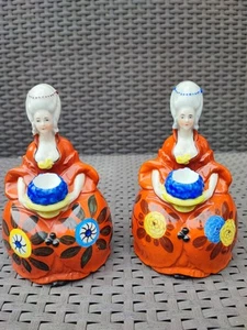 paire de lampes VEILLEUSE marquise ART DÉCO PORCELAINE ALLEMANDE GERMANY ROBJ ! - Photo 1/24