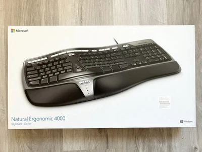 Microsoft Natural Ergonomic 4000 Keyboard MODEL 1048 B2M-00013 FACTORY SEALED - Image 1 of 4