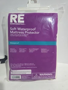 Twin Mattress Protector Waterproof Hypoallergenic Room Essentials - Picture 1 of 7