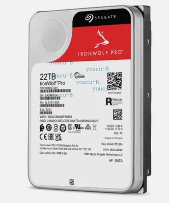 Seagate IronWolf Pro ST22000NT001 22 TB 7200 rpm NAS 6Gb/s Hard drive - Image 1 of 2