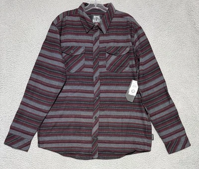 NOVA Camisa Masculina de Flanela Manga Longa Metal Mulisha 2 Tempos Grande 100% Algodão - Imagem 1 de 4