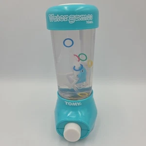 Tomy Water Games Ring Toss Blue Swordfish Dolphin Vintage Game - Picture 1 of 11