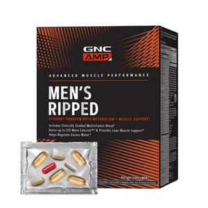 GNC AMP Herren Ripped Vitapak® Programm Training Leistungssteigerung 30 Portionen NEU - Bild 1 von 2