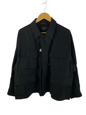 DAIWA PIER39 Military Jacket Polyester Black Solid Color bj-26021w - image 1 of 4