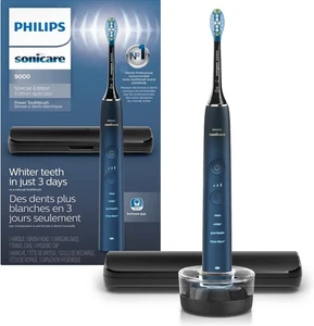 Philips Sonicare 9000 Electric Toothbrush with Travel Case - HX9911/92  - Blue - Picture 1 of 4