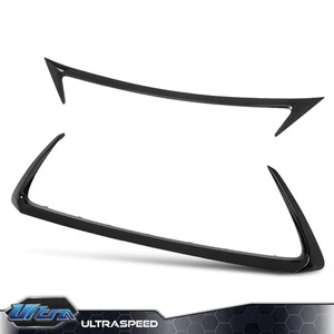 2Pcs Front Grille Molding Outer Trim Gloss Black Fit For Lexus CT200H 2014-2017 - Picture 1 of 12
