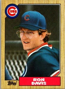 1987 Topps #383 Ron Davis - Imagen 1 de 2