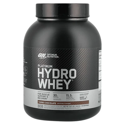 Platinum Hydro Whey®, Turbo Chocolate, 3,61 lb (1,64 kg) Foto 1 de 2
