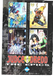 1995 Edge Entertainment Judge Dredd Promo The Epics Mean Machine Brit Cit Babes - Picture 1 of 8