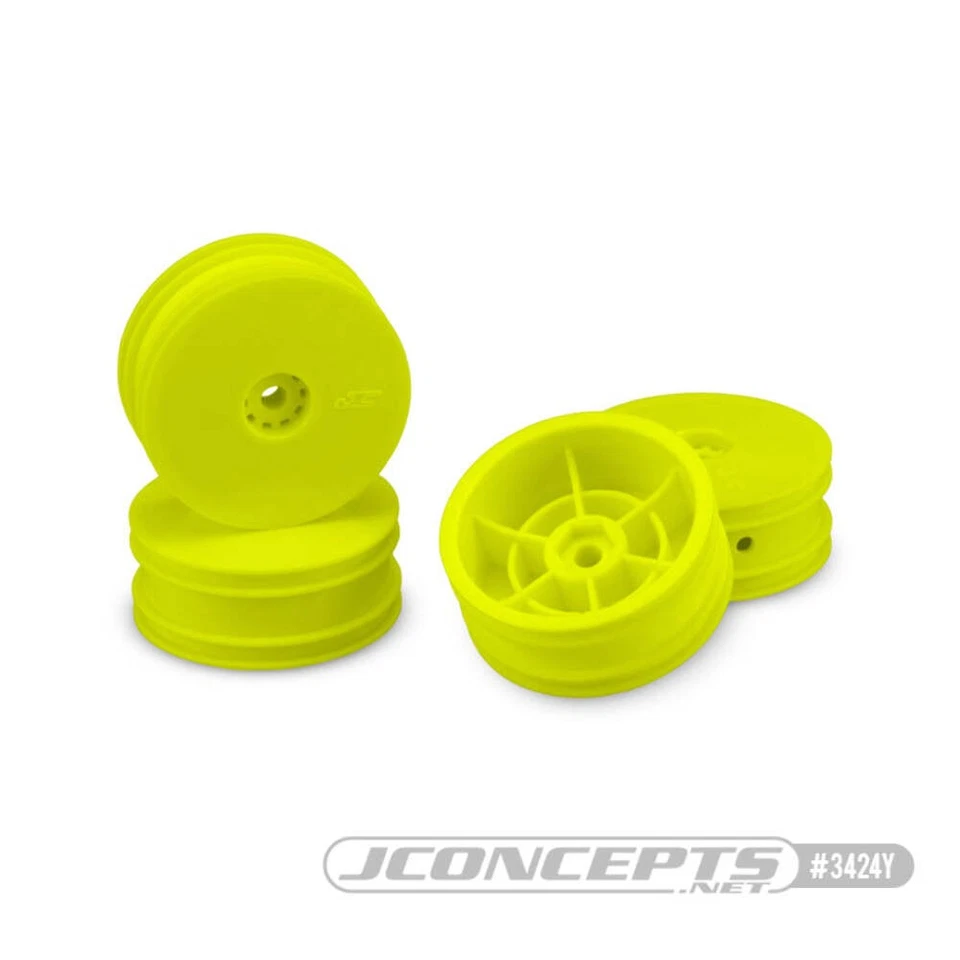 JConcepts Mono - Losi Mini-B Front Wheel - Yellow - Image 1 of 1