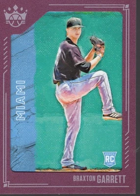 2021 Diamond Kings Plum Frame #48 Braxton Garrett - BB - Image 1 of 2