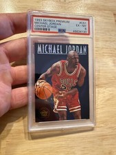 Michael Jordan PSA 6 Skybox Premium Center 1993 #CS1 LAST DANCE Chicago Bulls