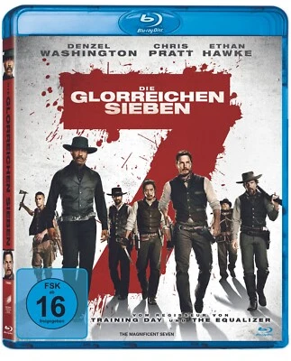 Die glorreichen Sieben (2017)[Blu-ray/Neu/OVP] Western Remake /Denzel Washington - Bild 1 von 4