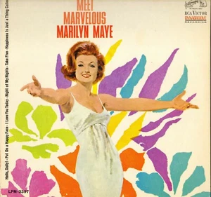 MARILYN MAYE "MEET MARVELOUS" VOCAL JAZZ LP 1965 RCA VICTOR LPM-3397 - Picture 1 of 2
