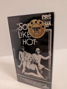 Some Like it Hot VHS CBS FOX Sealed NEW Marilyn Monroe MGM/UA - Picture 1 of 14