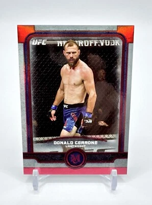 Donald Cerrone 2019 Topps UFC Museum Ruby Red Parallel 7/8 Card #19 SSP Rare - Image 1 of 3