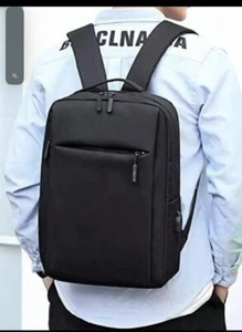 Laptop Bag Backpack Rucksack Gym Bag with USB Charging Port Travel College - Photo 1/5