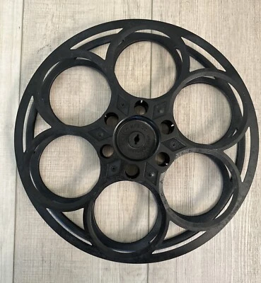 Vintage Cast Metal 15”Weaver 35mm Movie Projector 6 Holes Film Reel USA. - Image 1 of 4