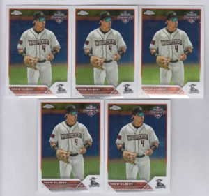 (5) Drew Gilbert 2023 TOPPS PRO DEBUT CHROME ROOKIE LOT #PDC-136 WOODPECKERS - Picture 1 of 1