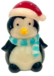 Pingüino de resina de Navidad Costco Holiday - La luz no parece funcionar - Imagen 1 de 7