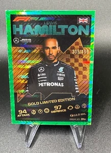 Topps Turbo Attax 2024 # Lewis Hamilton Gold Limited Edition MGA10 Parallel /499 - Bild 1 von 2