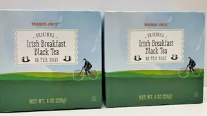 4er Pack Trader Joe's Original Irish Breakfast Schwarztee 80 Teebeutel/Box schneller Versand - Bild 1 von 4