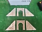 2X Tunnel & 4 Walls N Scale Gauge-Rough Stone Style- Single Track Cag77l