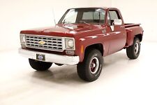 1975 Chevrolet K-10 stepside | 24x36 inch POSTER | vintage classic pickup truck