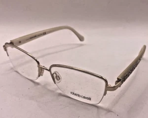 SOLO GAFAS ROBERTO CAVALLI MONTURAS DORADAS Y CREMA PHAKT 929 028 53-15-135 - Imagen 1 de 8