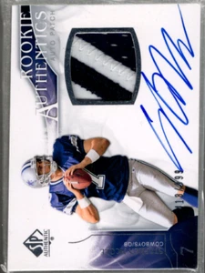 A1642- 2009 SP Authentic #402 Stephen McGee RC Auto Patch /999 SAMPLE PIC - Picture 1 of 2