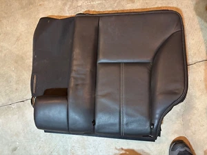 2011-2014 FORD EDGE REAR LEFT UPPER SEAT CUSHION PAD BLACK LEATHER OEM - Picture 1 of 1