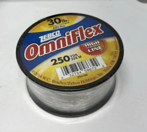 Línea de Pesca Zebco Omniflex 30Lb Transparente 250 Yardas Monofilamento Alta Resistencia Nueva - Imagen 1 de 4